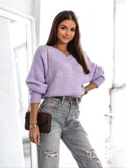 Sweter lawendowy
