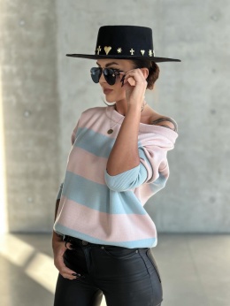 Wiosenny sweter w pasy