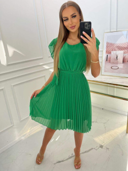 Sukienka szyfonowa zielona