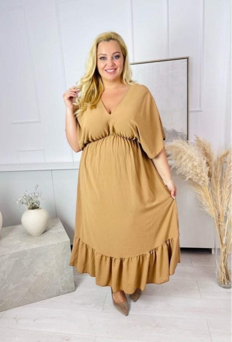 Sukienka Camelowa Lissa 1052