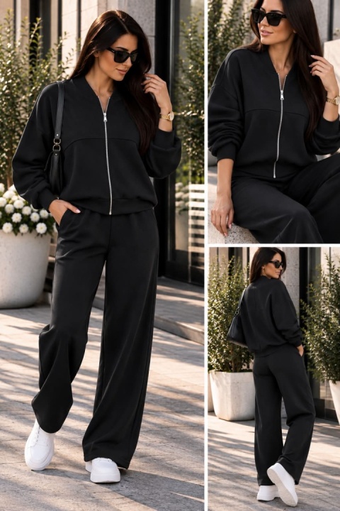 Bluza damska rozpinana – czarna 1700