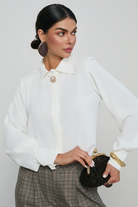 Bluzka “White Royal Button” – klasa, szyk i absolutna elegancja 1597