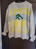 Sweter beżowy „Limon Cello” – cytrynki 1600
